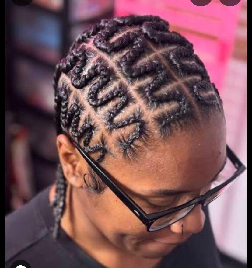 Tresses Zigzag — vue 1 sur 1